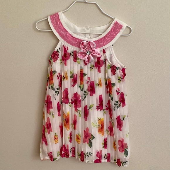 Nannette | sleeveless flower dress - Picture 1 of 3